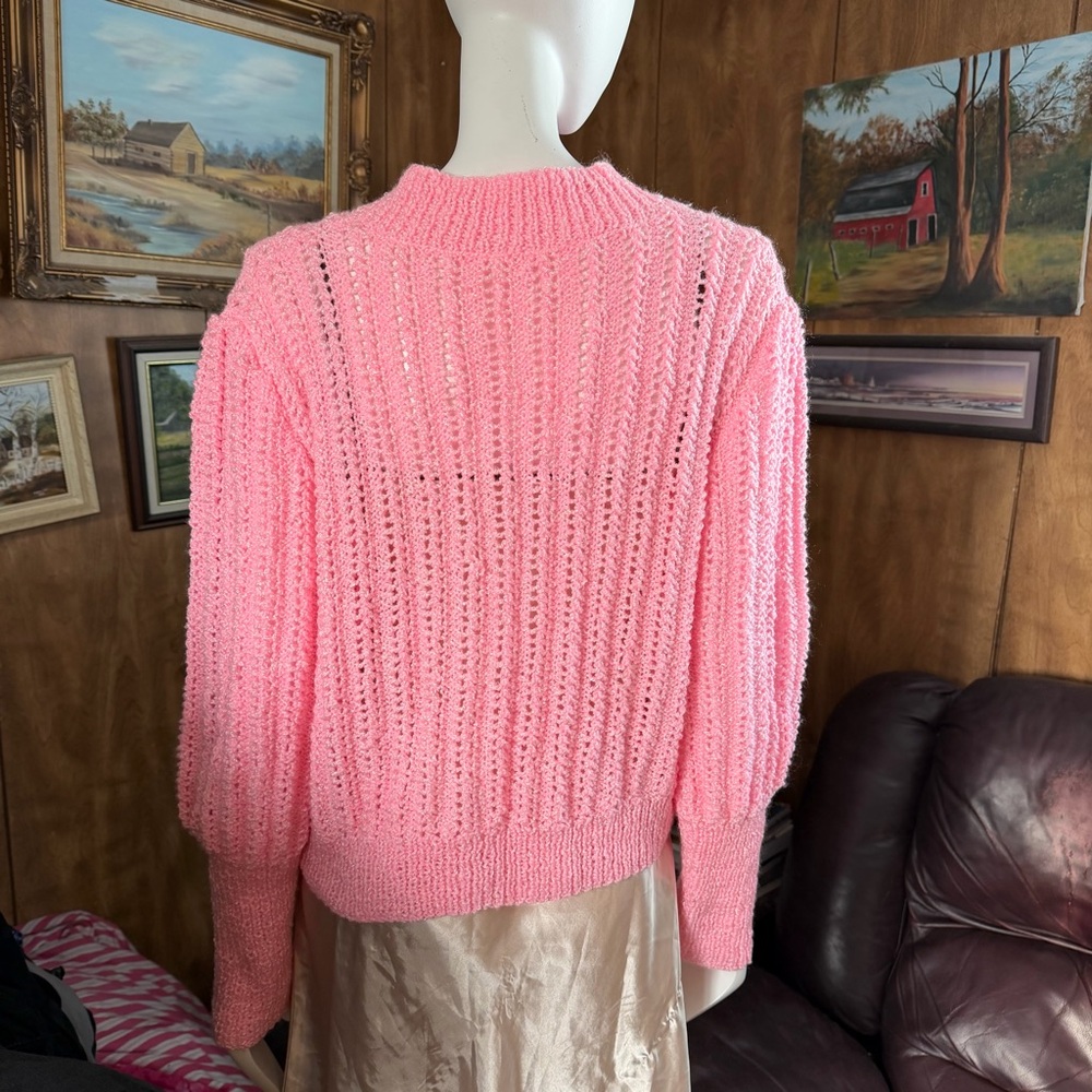 Handmade Vintage Knit Sweater - Picture 3 of 3
